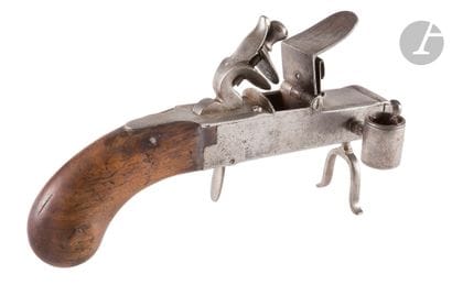 Flint lighter pistol. 
Trunk opening by a...