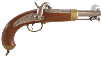 Pistolet à percussion de marine modèle 1849....