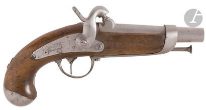 Pistolet à percussion de gendarmerie modèle...