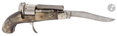 Revolver-couteau de poche, à cran d’arrêt...