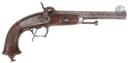 Pistolet à percussion d’officier modèle 1833,...
