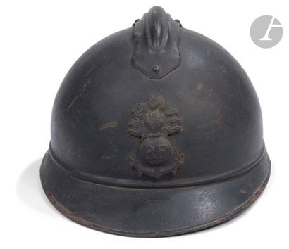 Casque Adrian modèle 1915 des troupes coloniales....