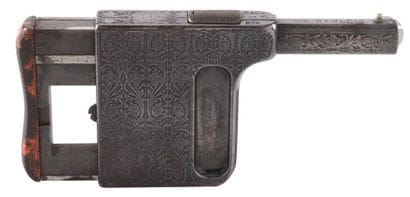 Pistolet à répétition Le Gaulois n°3, calibre...