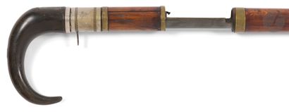 Canne-fusil un coup calibre 28 environ à...