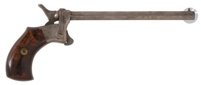 Long pistolet de cycliste, un coup, calibre...