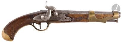 Model 1763-66 flintlock pommel pistol converted...