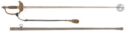 Two swords: 
- Medical officer's sword model...