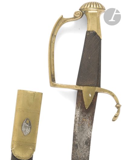 Type 1800 infantry officer's saber. 
Checkered...