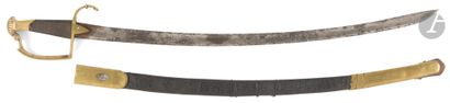 Type 1800 infantry officer's saber. 
Checkered...