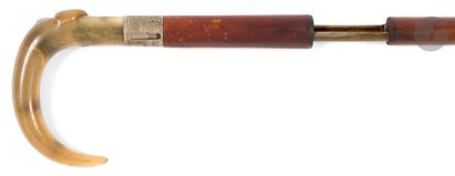 Canne-fusil un coup calibre 9 mm à percussion...