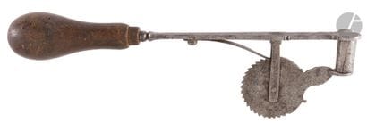 Hand-held powder test tube. 
11-gauge wheel...