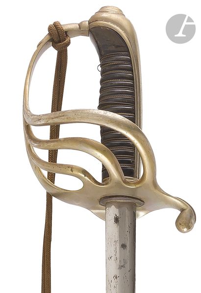 Model 1882 infantry officer's saber. 
Varnished...
