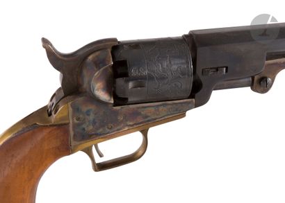 Revolver type Colt Pocket, six coups, calibre...