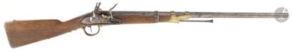 Mousqueton à silex modèle 1786. 
Canon rond...