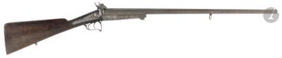 Fusil de chasse à broche, deux coups, calibre...