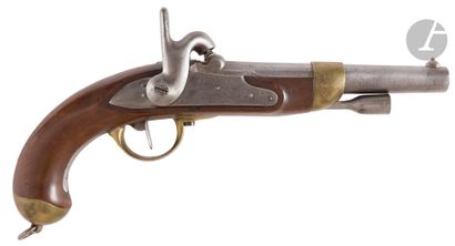 Pistolet d’arçon à percussion modèle 1822...
