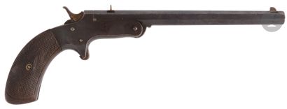 Pistolet de tir, un coup, calibre 6 mm annulaire....