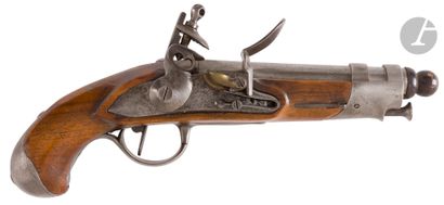 Pistolet à silex de gendarmerie à silex modèle...