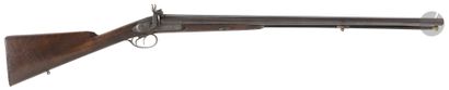 Fusil de chasse à percussion, deux coups....