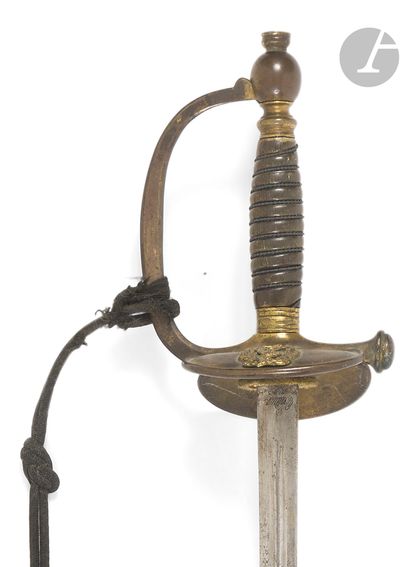 Two swords: 
- Medical officer's sword model...