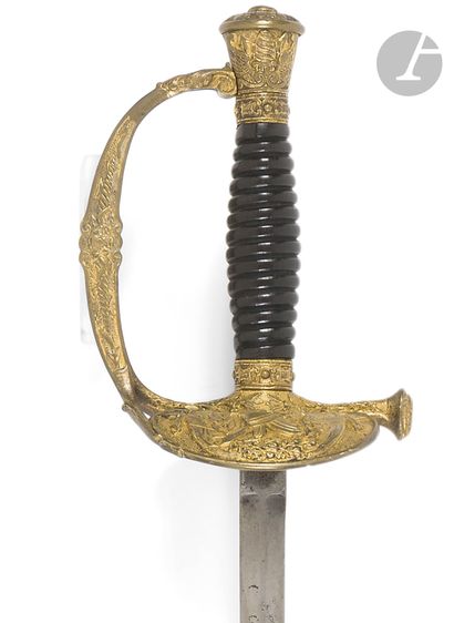 Staff officer's sword model 1817 with chasing....