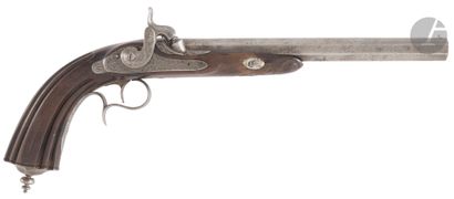 Pistolet à percussion d’officier. 
Canon...