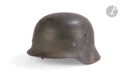 Casque modèle 1940 de l’armée de terre allemande....