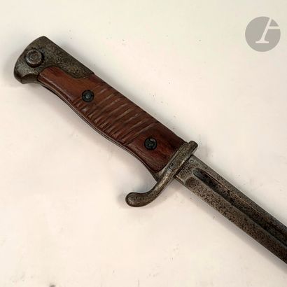 ALLEMAGNE 
Baïonnette modèle 1898. 
Poignée...