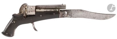 Revolver-couteau de poche, à cran d’arrêt...