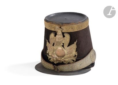Shako d’officier de la Garde nationale. 
Fut...