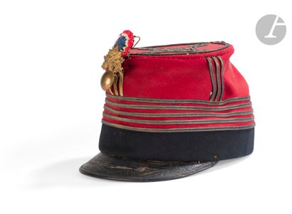Képi de grande tenue modèle 1886 de colonel...