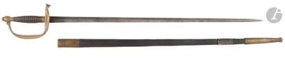 Paris municipal guard sword. 
Chagrin-covered...