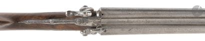 Beau fusil de chasse à broche, deux coups,...