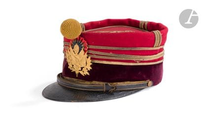 Képi de grande tenue modèle 1884 de commandant...
