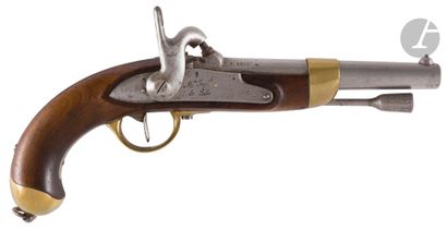 Pistolet d’arçon à percussion modèle 1822...