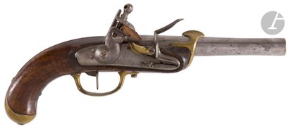 Model 1779 first type flintlock marine pistol...