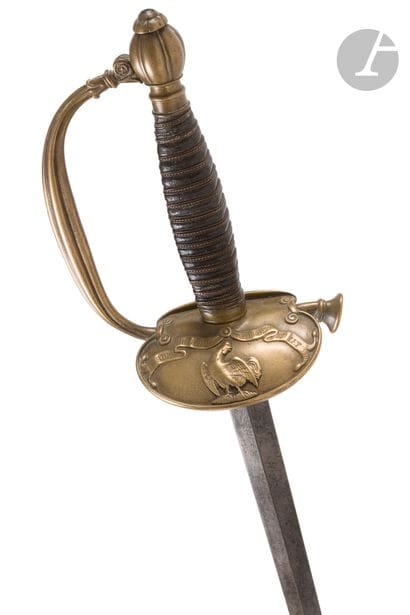 Paris municipal guard sword. 
Chagrin-covered...