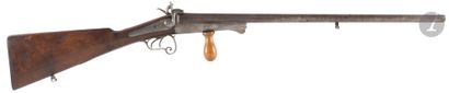 Fusil de chasse à broche, deux coups, calibre...