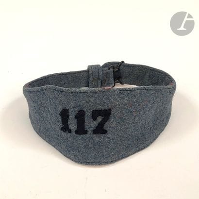 Brassard de soldat du 117e de ligne. 
En...
