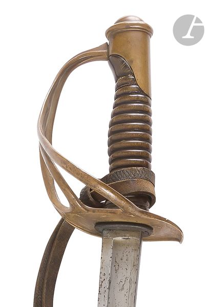 Model 1822 light cavalry saber. 
Horn handle...