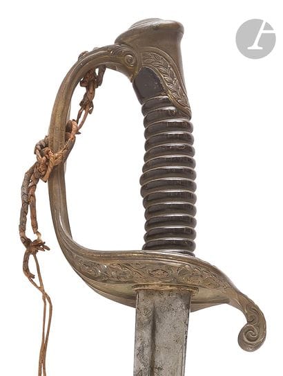 Model 1855 infantry officer's saber. 
Horn...
