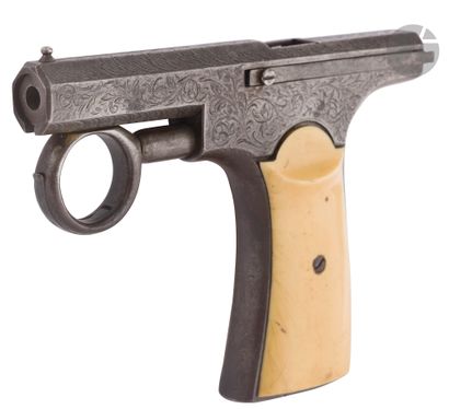 Pistolet système Brun-Latrige un coup calibre...