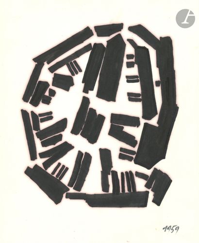 Raoul UBAC (1910-1985). Original drawing...