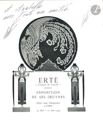 Romain de Tirtoff dit ERTÉ (1892-1990). Dedicated...