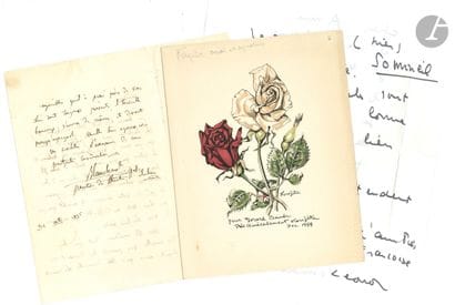 BEAUX-ARTS. Around 80 letters or pieces.
Claude...