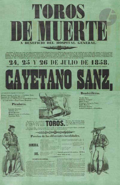 ANONYMOUS 
Toros de muerte, Cayetano Sanz,...