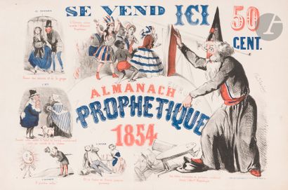Charles VERNIER (1813-1892) 
Prophetic almanac,...
