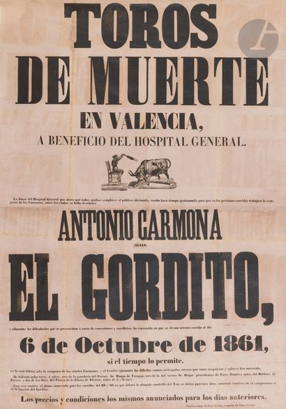 ANONYMOUS 
Toros de muerte en Valencia, el...