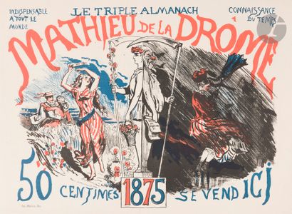 ANONYMOUS 
Le triple Almanach, Mathieu de...