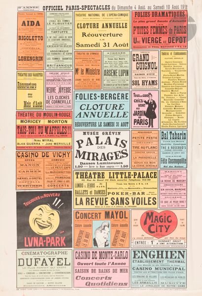 ANONYMOUS 
Officiel Paris spectacles from...